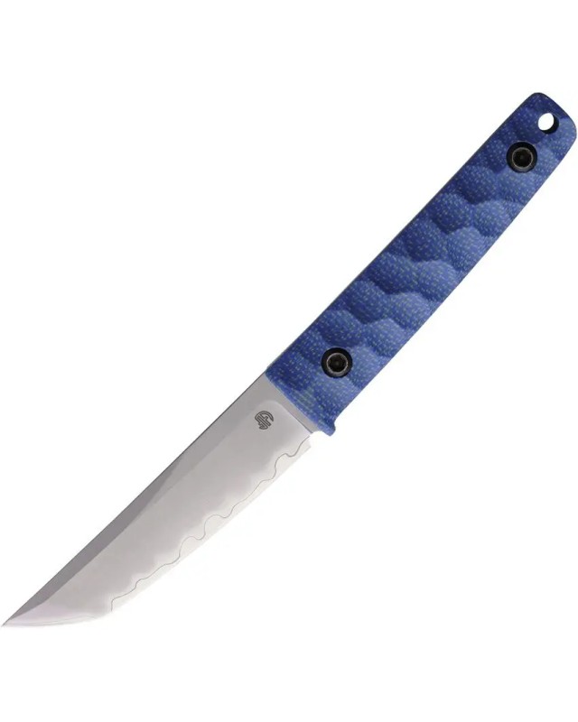 North Mountain Blades Chop Mini Fixed Blade SAN MAI SLD-MAGIC stainless steel Blue G10 handle black kydex sheath North Mountain Blades Chop Mini Fixed Blade SAN MAI SLD-MAGIC stainless steel Blue G10 handle black kydex sheath