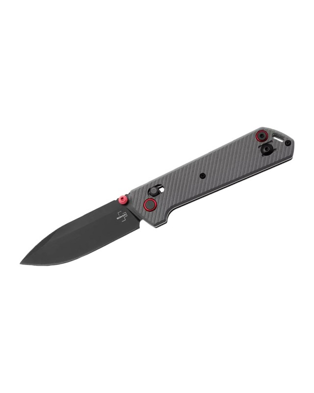 Böker Plus 2025 Annual Dealer Knife Limited Edition 1000pces Nitro-V steel black finish Grey G10 handle Lucas Burnley D Böker Plus 2025 Annual Dealer Knife Limited Edition 1000pces Nitro-V steel black finish Grey G10 handle Lucas Burnley D