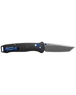 Benchmade Bailout Folding Knife M390 Steel Tanto Blade stonewash finish Carbone Fiber Handle 537_09
