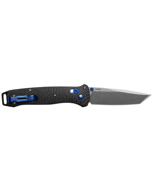 Benchmade Bailout Folding Knife M390 Steel Tanto Blade stonewash finish Carbone Fiber Handle 537_09