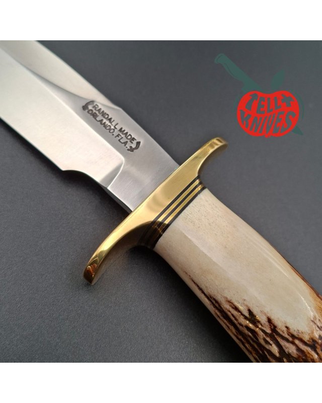 Randall Made Knives Model Combat Companion Limited Edition RKSA 1990 forged carbon steel blade stag handle butt plate