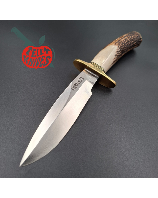 Randall Made Knives Model Combat Companion Limited Edition RKSA 1990 forged carbon steel blade stag handle butt plate