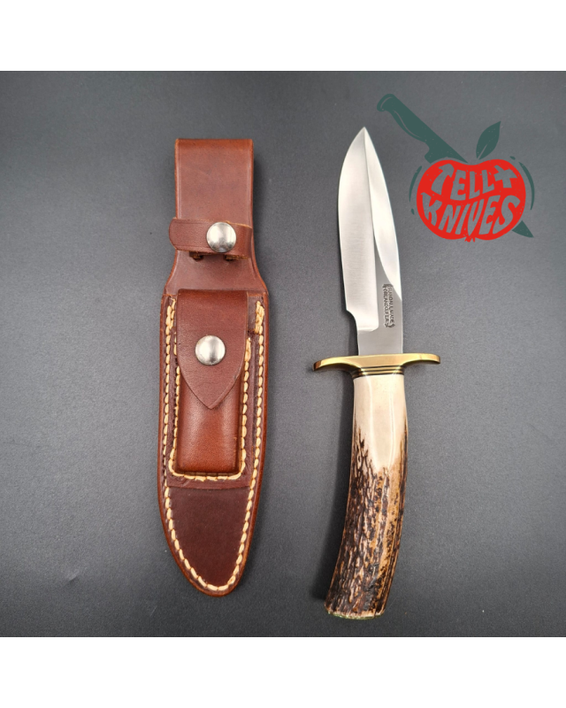 Randall Made Knives Model Combat Companion Limited Edition RKSA 1990 forged carbon steel blade stag handle butt plate