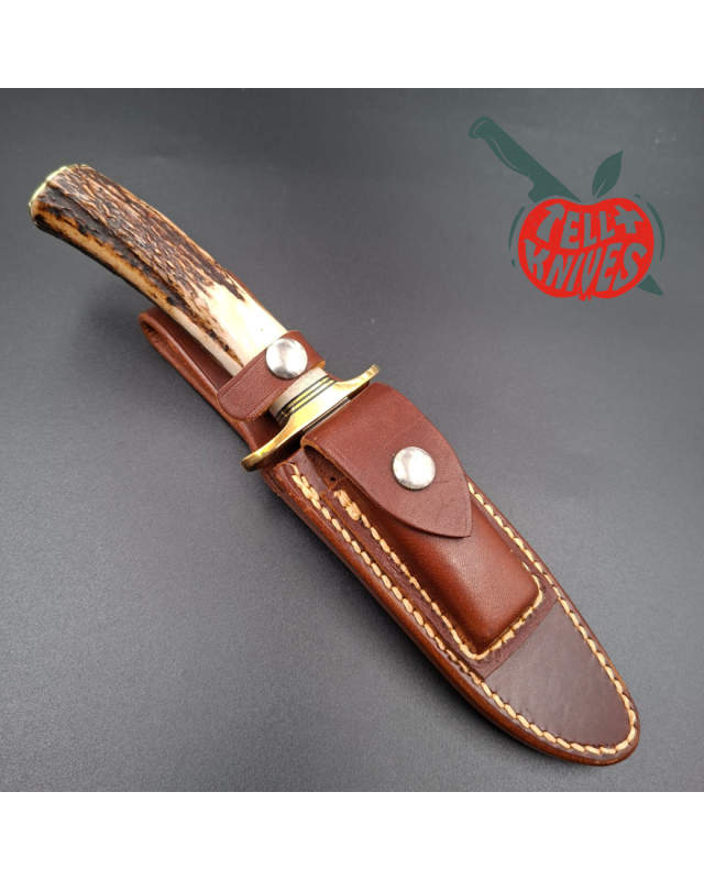 Randall Made Knives Model Combat Companion Limited Edition RKSA 1990 forged carbon steel blade stag handle butt plate