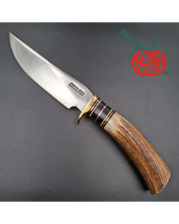 Randall Made Knives 1997 Model RKS3 Limited Edition 860pces forged carbon steel blade stag handle brown leather sheath