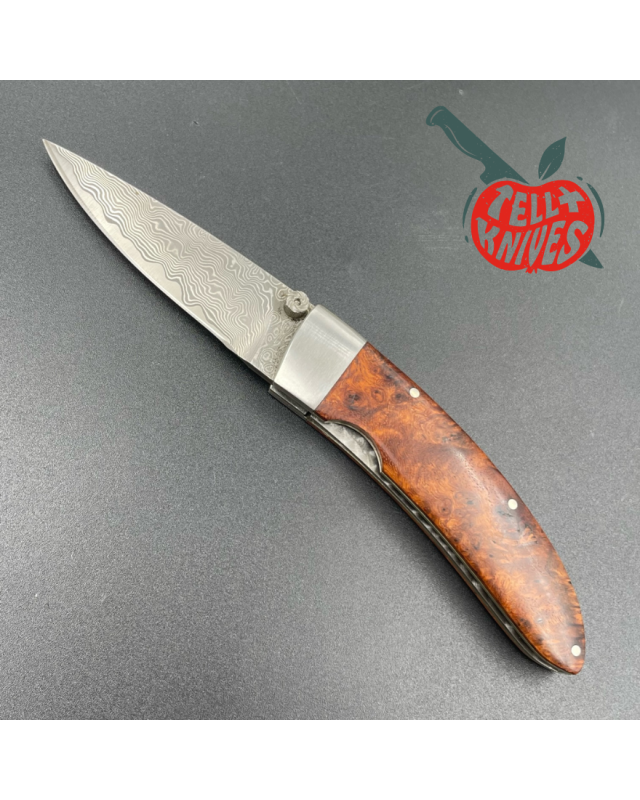 HERBERTZ Diamond Line Damascus blade folding knife Limited Edition 99pces