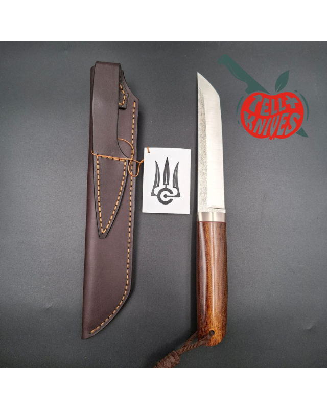 Sergey Shidlovskiy Custom Knives Model Classic Tanto forged Bohler N690 stainless steel old school micarta handle