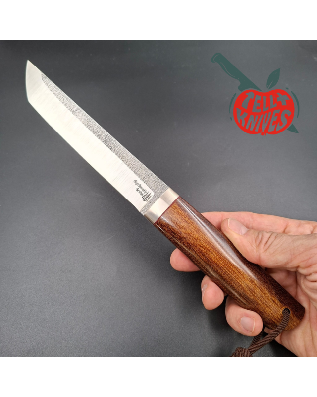 Sergey Shidlovskiy Custom Knives Model Classic Tanto forged Bohler N690 stainless steel old school micarta handle