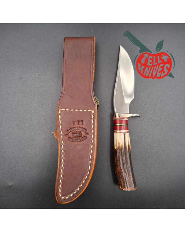 Randall Made Knives Model 27 Mini forged stainless steel stag handle nickel silver guard and butt plate