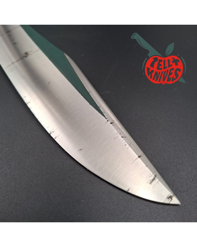 Blackjack Knives Tac Ops 8 1st Production Run 1095HC carbon steel full tang green micarta handle black kydex sheath