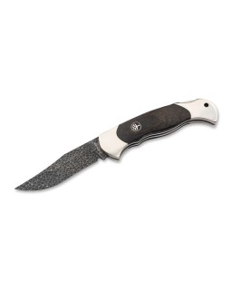 Böker Scout Damascus Blade Bog Oak handle Limited Edition 199pces