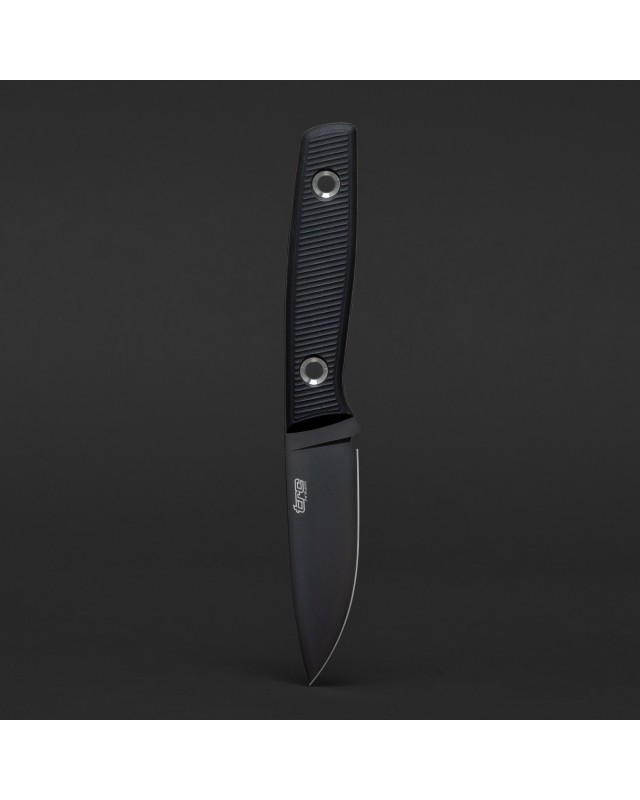 TRC Knives Classic Freedom M390 steel DLC Finish black G10 handle black kydex sheath