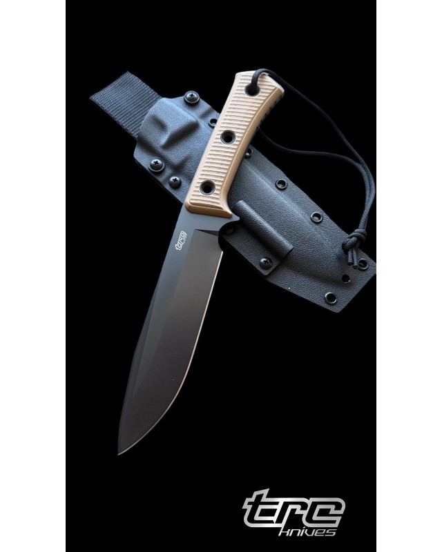 TRC Apocalypse ELMAX steel DLC black Finish Coyote G10 handle Special Production Run