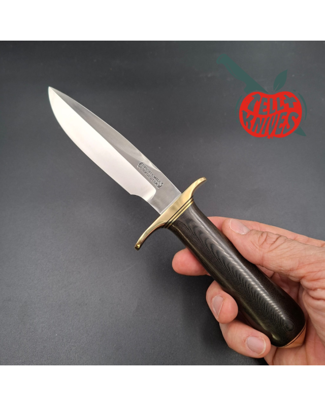 Randall Made Knives Model Combat Companion Limited Edition RKSA 1990 forged carbon steel blade concave black micarta handle