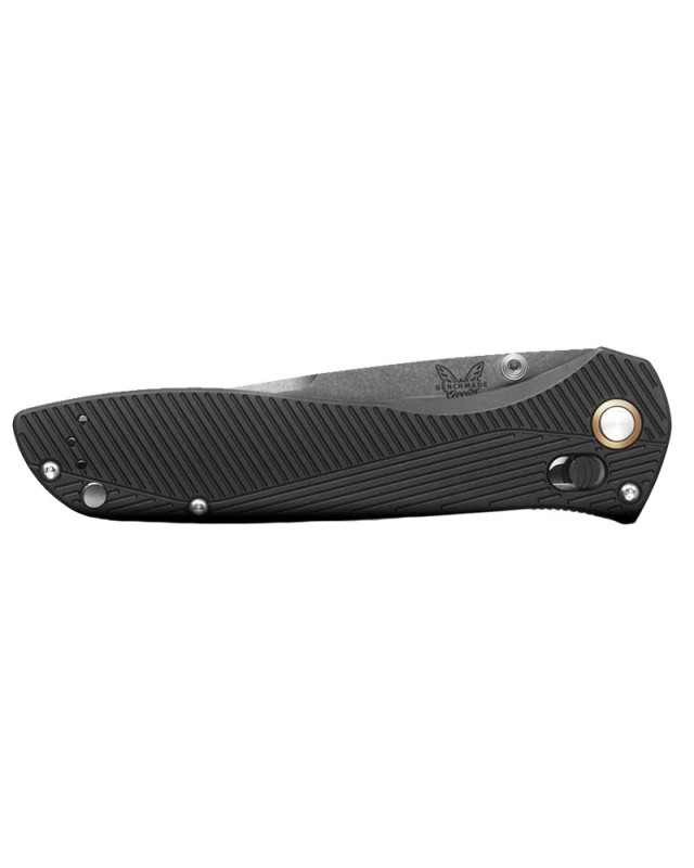 Benchmade SEVEN TEN 710 M390 steel stonewash blade finish black Aluminium handle AXIS lock