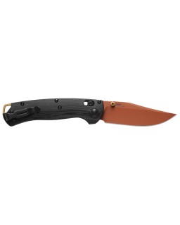 Benchmade Taggedout 2025 Limited Edition S45VN steel orange Cerakote finish Black G10 handle AXIS lock