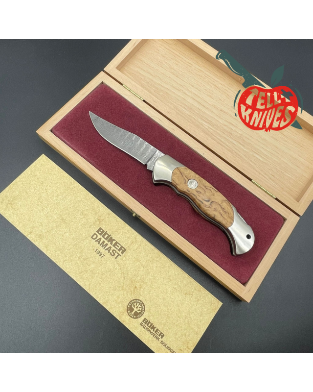 BÖKER Solingen Damast Jahresmesser 1997 limited edition 999pces