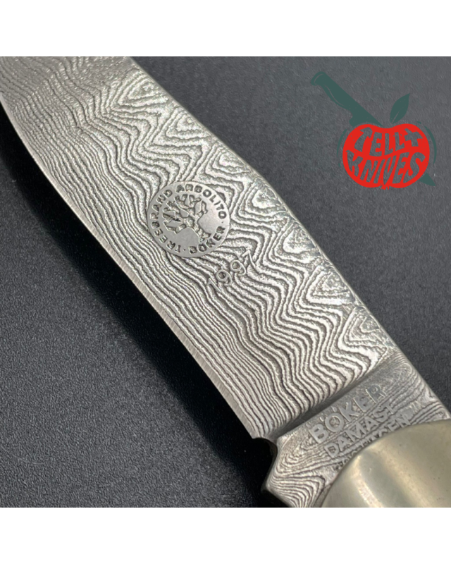 BÖKER Solingen Damast Jahresmesser 1997 limited edition 999pces