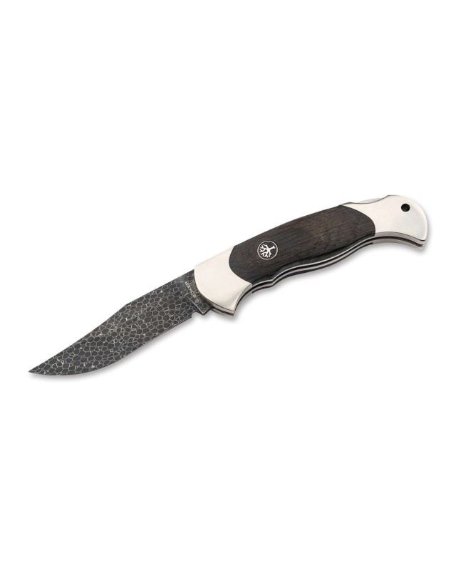 Böker Scout Damascus Blade Bog Oak handle Limited Edition 199pces