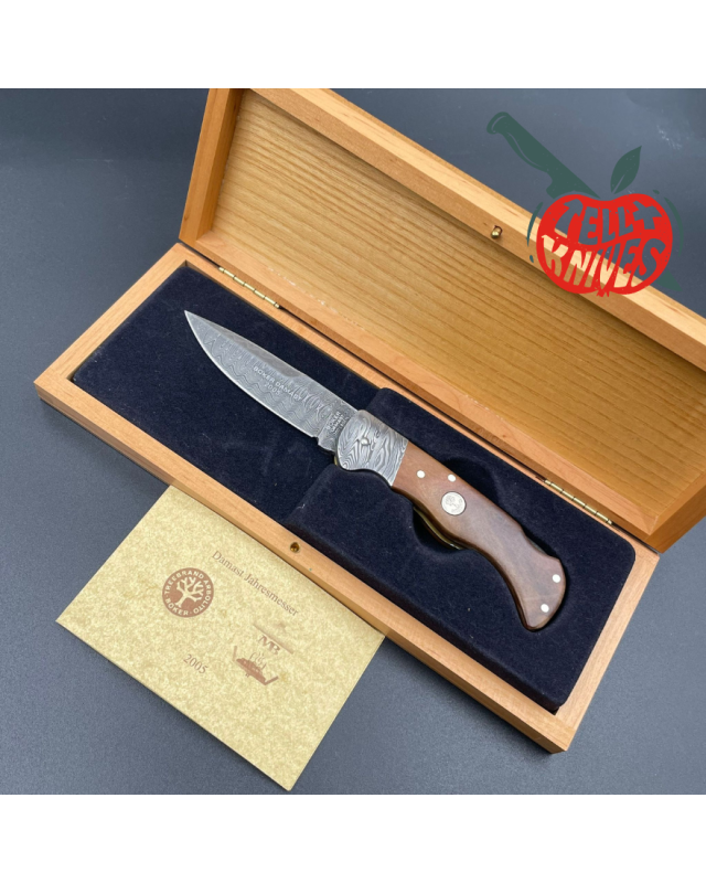 BÖKER Solingen Damast Jahresmesser 2005 limited edition 999pces