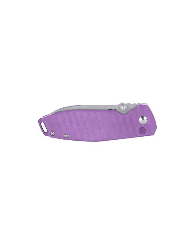 CRKT Squid XM Folding Knife 14C28N Steel Purple G10 Handle