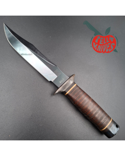 SOG S1 1986 5th Special Forces Group Vietnam - Numbered - blued SK5 carbon steel blade stacked leather handle black leather