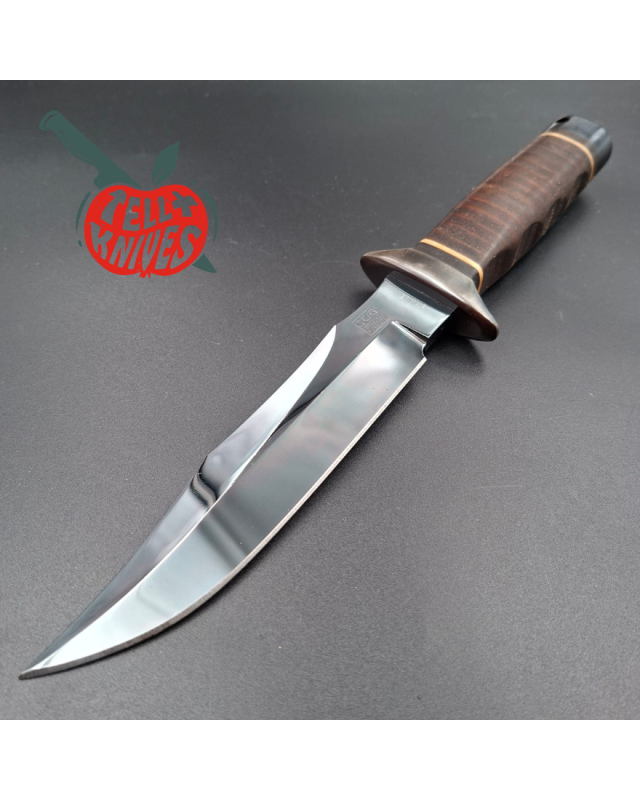 SOG S1 1986 5th Special Forces Group Vietnam - Numbered - blued SK5 carbon steel blade stacked leather handle black leather