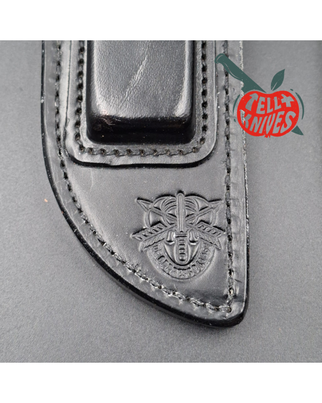 SOG S1 1986 5th Special Forces Group Vietnam - Numbered - blued SK5 carbon steel blade stacked leather handle black leather