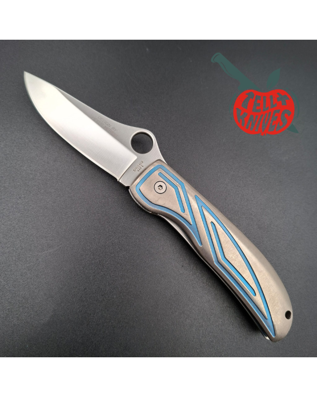 Spyderco 1998-99 Peter Herbst Design Solingen Germany 440C stainless steel titanium handle SC53PE limited edition 600pce