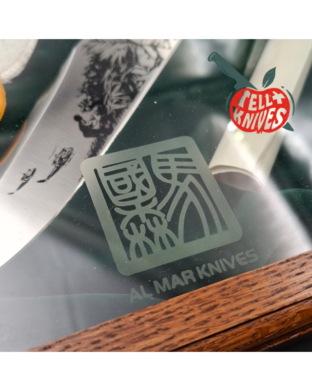 Al Mar Knives 1989 3009 SF Col. Rowe Commemorative Set Vietnam War presentation box