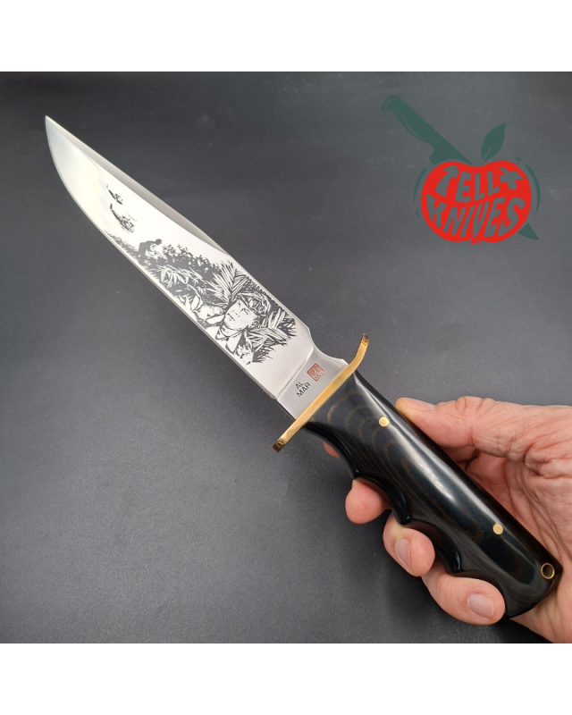 Al Mar Knives 1989 3009 SF Col. Rowe Commemorative Set Vietnam War presentation box