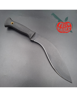 Cold Steel Kukri Light full tang Carbon V steel black epoxy finish black kraton handle black leather sheath