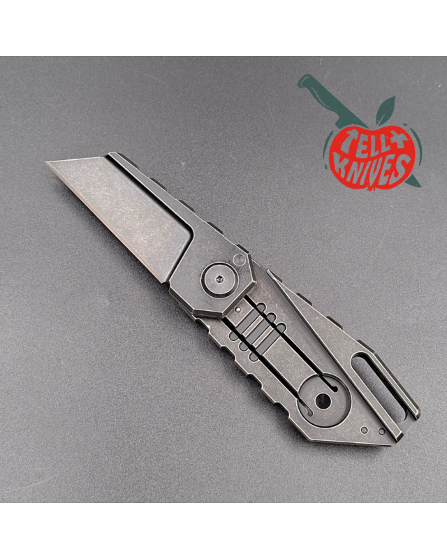 QTRMSTR YODA ALF6TT 154CM steel blackwash finish titanium handle 2017 limited edition 300pces