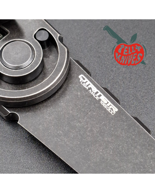 QTRMSTR YODA ALF6TT 154CM steel blackwash finish titanium handle 2017 limited edition 300pces