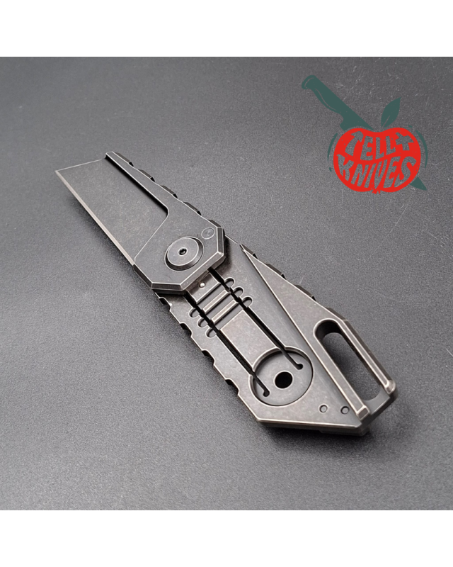 QTRMSTR YODA ALF6TT 154CM steel blackwash finish titanium handle 2017 limited edition 300pces