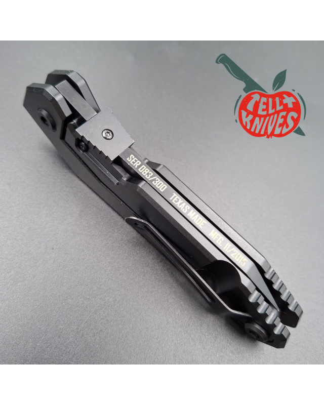 QTRMSTR Mr. Strickland QSE-9TT 154CM steel black finish titanium handle 2015 limited edition 300pces