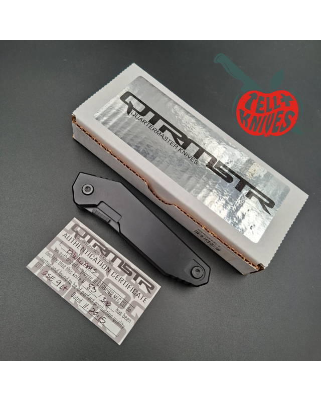 QTRMSTR Mr. Strickland QSE-9TT 154CM steel black finish titanium handle 2015 limited edition 300pces