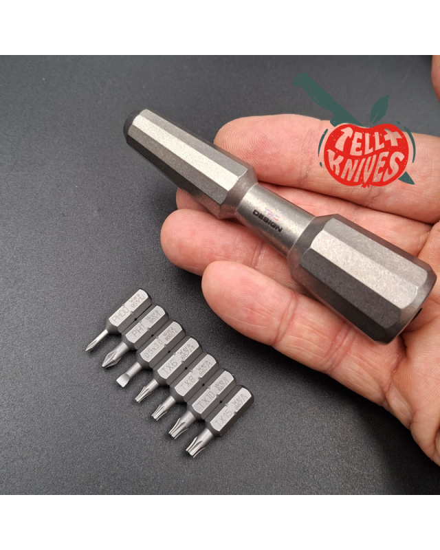 TRC Design & Audacious Concept Titanium BIT MASTER tool Stonewash finish