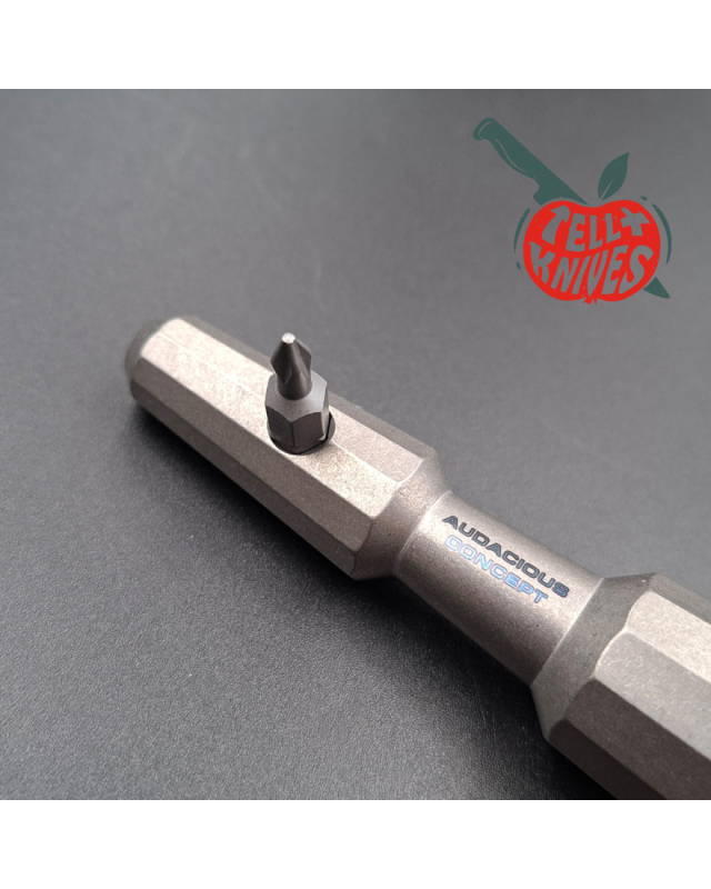TRC Design & Audacious Concept Titanium BIT MASTER tool Stonewash finish