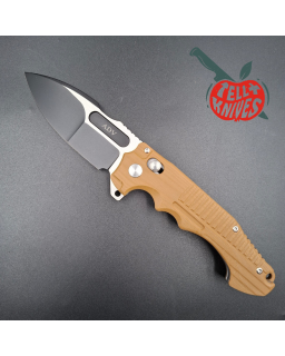 ADV Tactical Bullshark AUS-10 stainless steel DLC black finish G10 scales handle crossbar lock