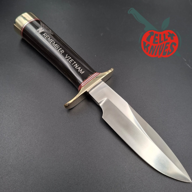 Randall Made Knives 2007 Combat Companion Remember Vietnam Edition forged stainless steel buffalo horn handle 50pces made