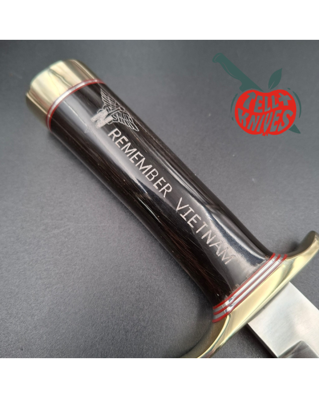 Randall Made Knives 2007 Combat Companion Remember Vietnam Edition forged stainless steel buffalo horn handle 50pces made