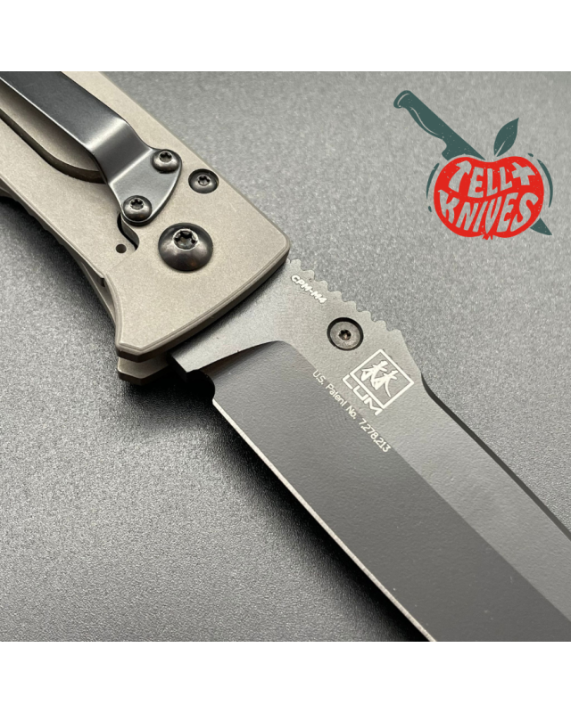 Benchmade 760BK LFTi Bob Lum Design CPM-M4 steel black DLC coated blade Titanium handle
