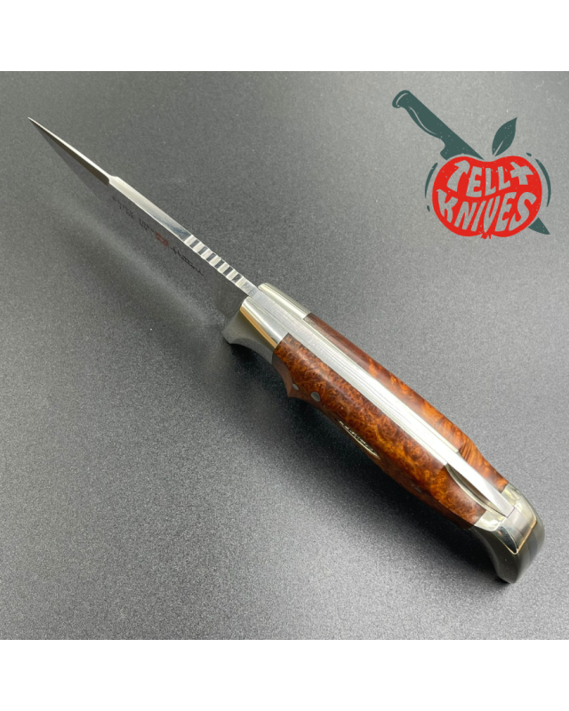 1999 Hattori Limited Edition H-51 folding knife VG-10 steel miror finish mahogany wood handle wood box 99pces