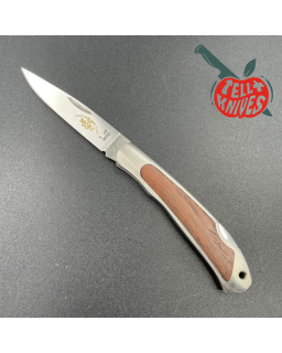 MOKI Limited Edition 1999 Knife of the Year brushed stainless steel handle Wooden Presentation Box 1 of 300