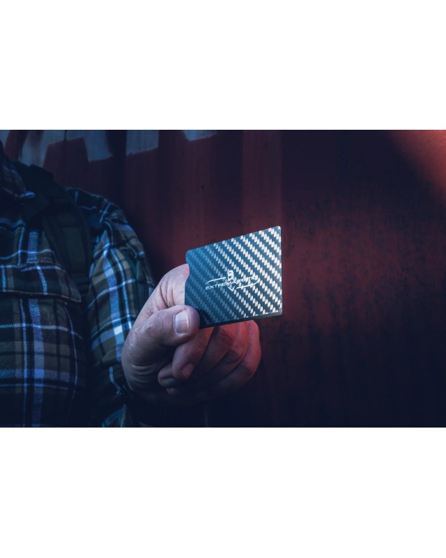 Extrema Ratio The Carry Box Limited Edition 500pces knife black leather wallet black hat CF credit card