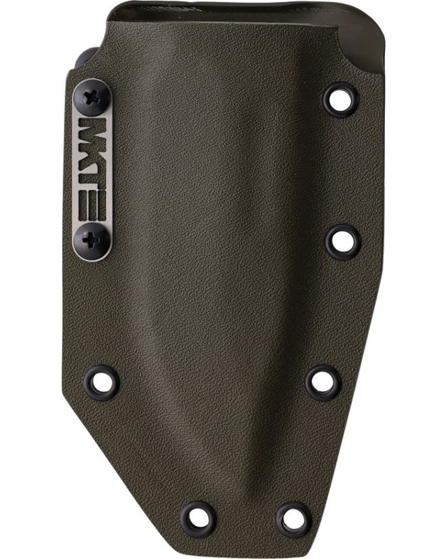 Medford Luke Airman Fixed Blade Full Tang CPM-3V steel tumbled finish blade OD Green G10 OD Green Kydex sheath