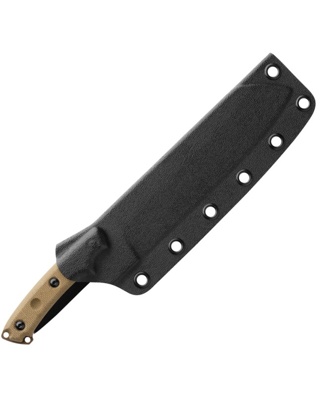 TOPS El Chete Mini Fixed Blade  1095 Steel Green Micarta Handle