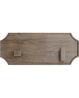 Displays Walnut Bowie Wall Plaque C5