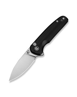CIVIVI Mini Shakan Nitro-V stainless steel satin finish blade Flipper & Thumb Stud & Button Lock Knife Ripple Patterned 